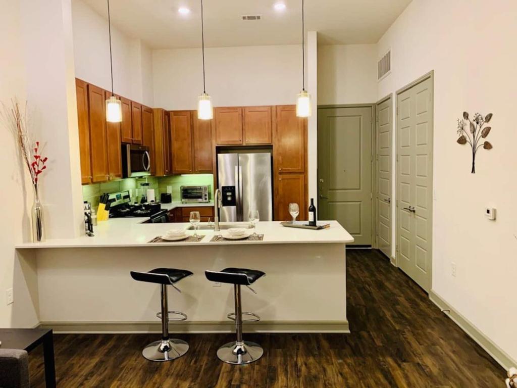 Downtown Apt Free Parking - Pool - Gym - Fully Kitchen Houston Luaran gambar