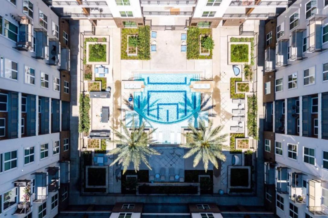 Downtown Apt Free Parking - Pool - Gym - Fully Kitchen Houston Luaran gambar