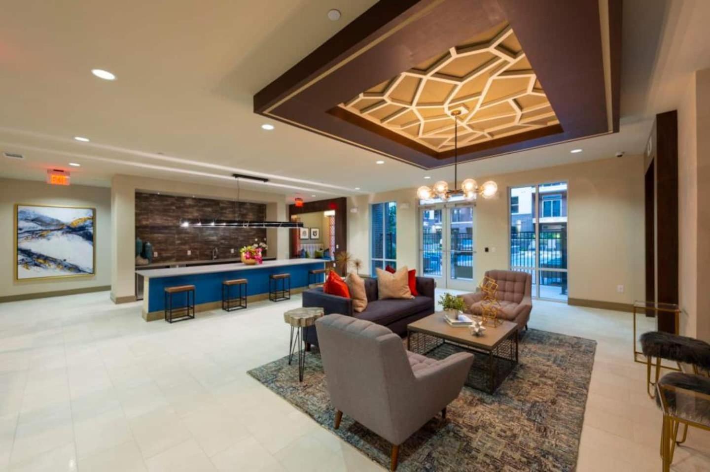 Downtown Apt Free Parking - Pool - Gym - Fully Kitchen Houston Luaran gambar